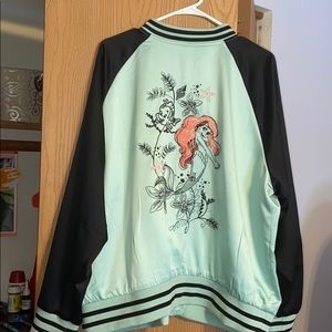 Disney for Torrid Ariel satin bomber jacket